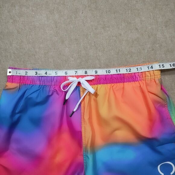 Calvin Klein Swimwear Pride Rainbow Swim Shorts  Medium #D - Picture 4 of 7